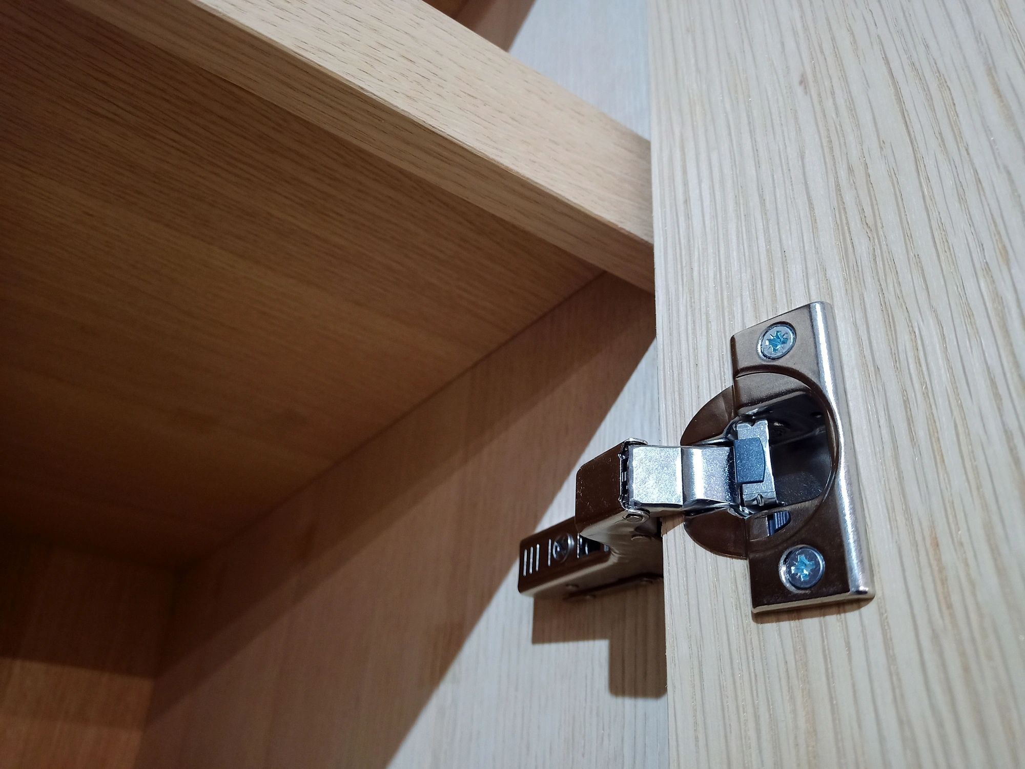 Close-up cabinet hardware detail showing quality construction